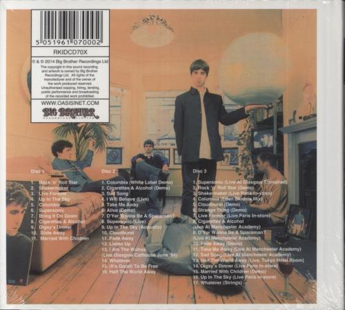 Oasis Definitely Maybe - Sealed UK 3-CD album set (Triple CD
